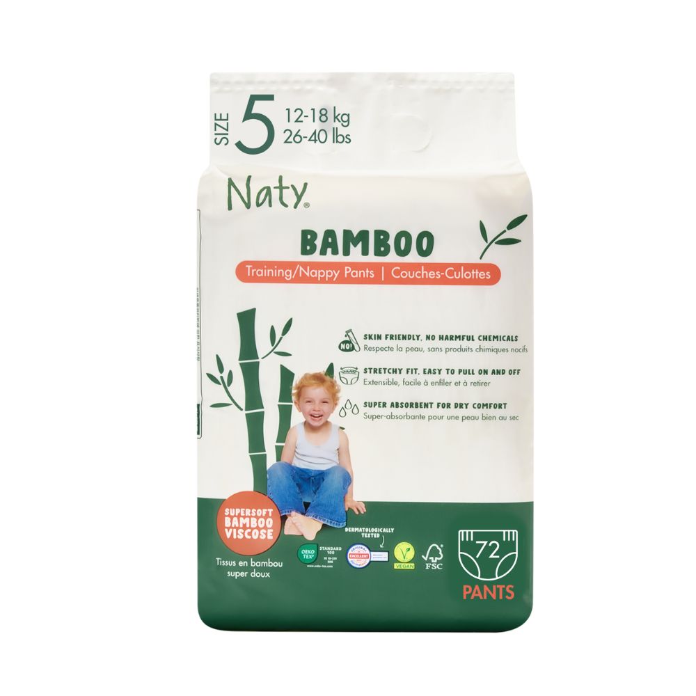 Bamboo Viscose Training Pants Subscription (Size 5), , large, Eco by Naty